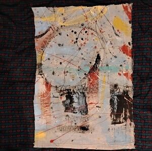 Vint Blackburn Abstract Acrylic Painting, 21st Century